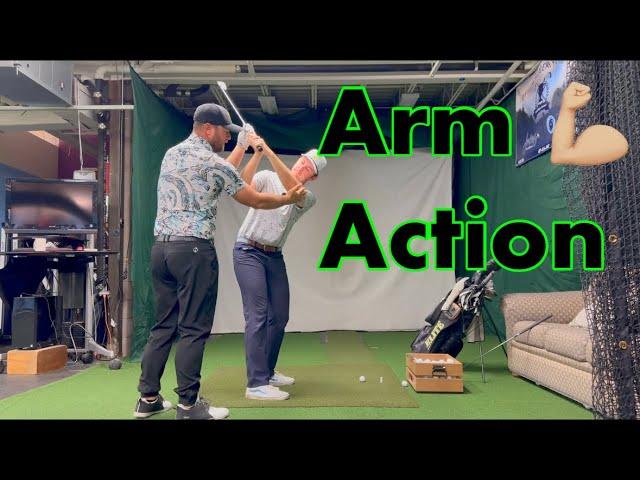 Powerful Arm Action in the Golf Swing 