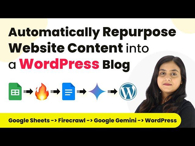 Automatically Repurpose Website Content into a WordPress Blog Using AI | Pabbly Connect Automation
