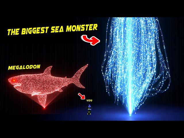 TOP INSANE 20 Biggest Sea Monsters that ever existed 【3D Hologram】