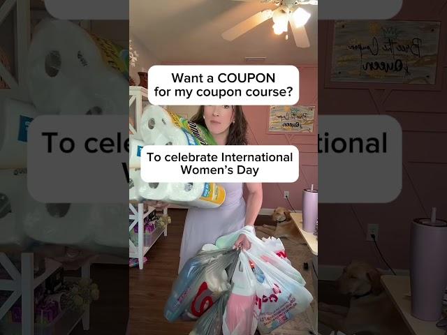 Happy International Women’s Day! To celebrate, I’m giving you a coupon to join my coupon program