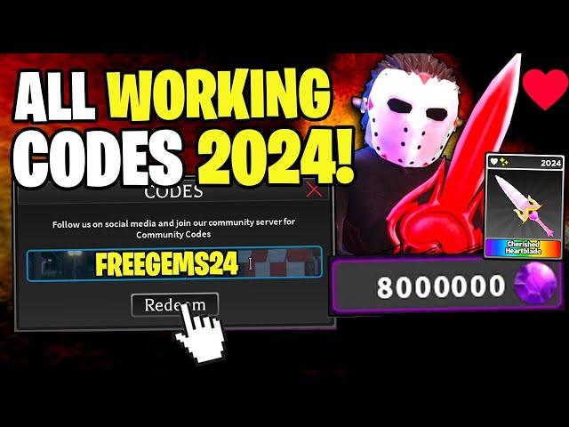 *NEW* ALL WORKING CODES FOR SURVIVE THE KILLER IN 2024! ROBLOX SURVIVE THE KILLER CODES