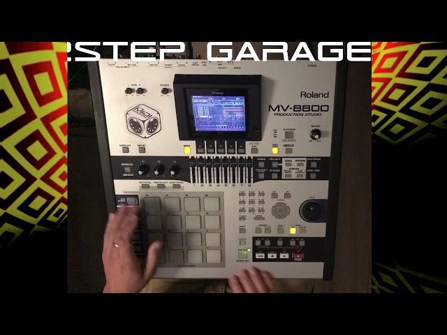 Roland MV-8800: Pressing Record and making a pattern in one go - 2Step Garage