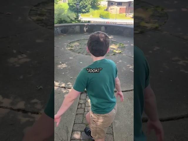 He shocked his mom with this incredible trick 