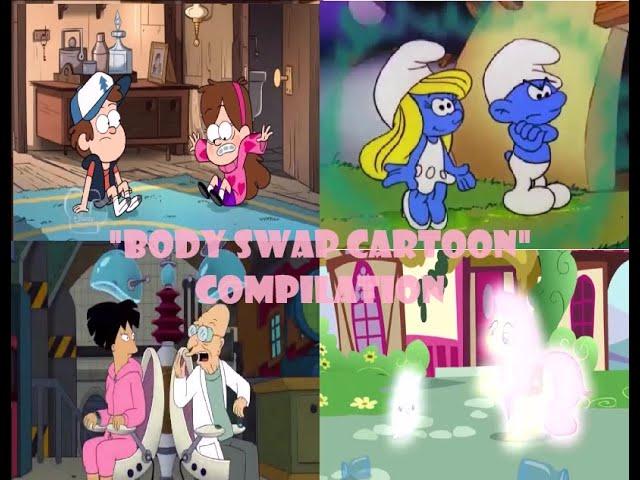 Body Swap Cartoon Compilation