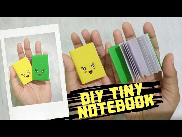 DIY MINI NOTEBOOK WITH ONE SHEET OF PAPER