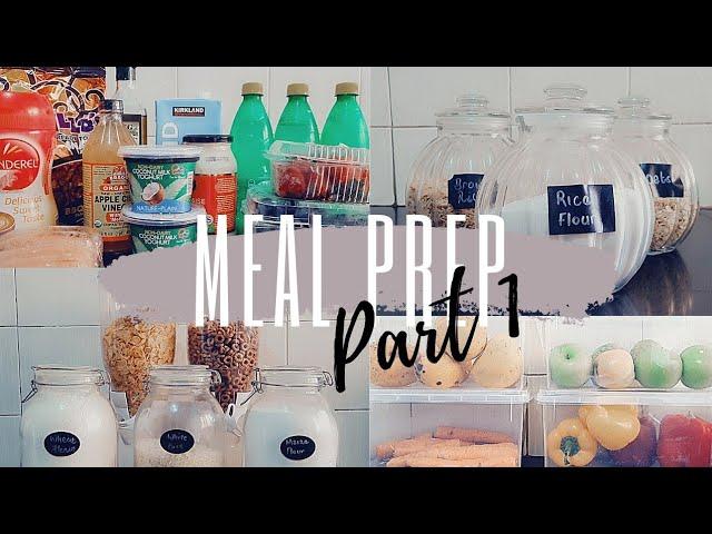 MEAL PREP:// Part 1- Bi-annual grocery & market shopping haul