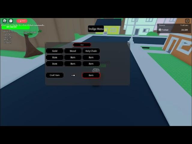 roblox trollge universe incident how to craft light chest