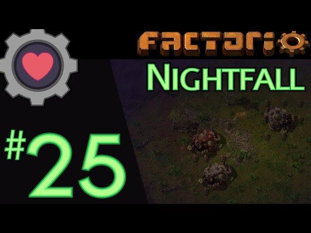 Factorio Let's Play: Nightfall (Rampant AI) #25 SMELTER PLANNING, STATION