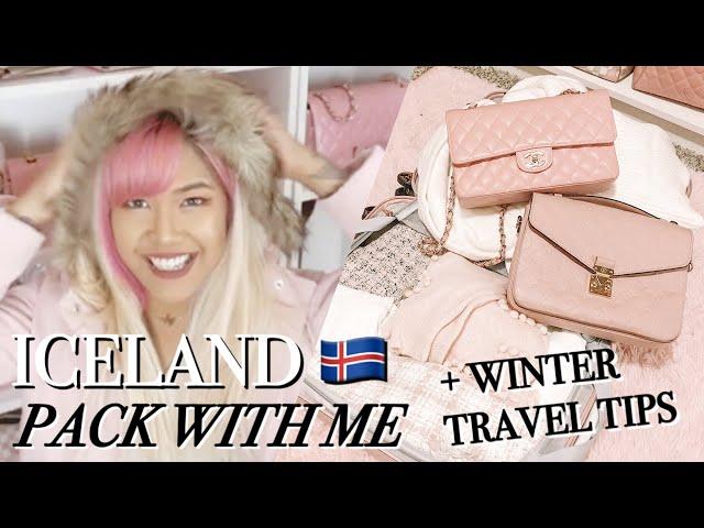 PACK WITH ME FOR ICELAND  Winter Vacation Travel Tips!  xsakisaki