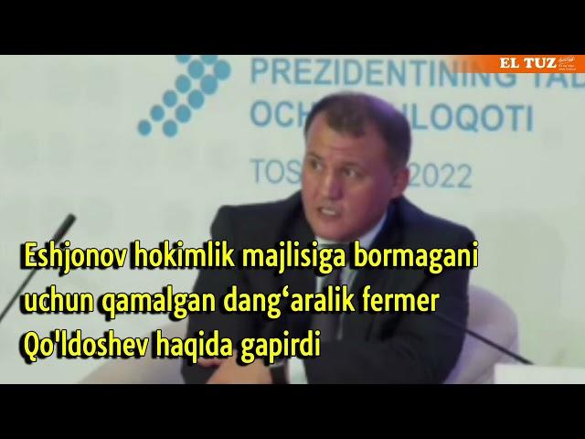 Shovotlik fermer: Hokimlar fermerlar ishiga aralashmasin!