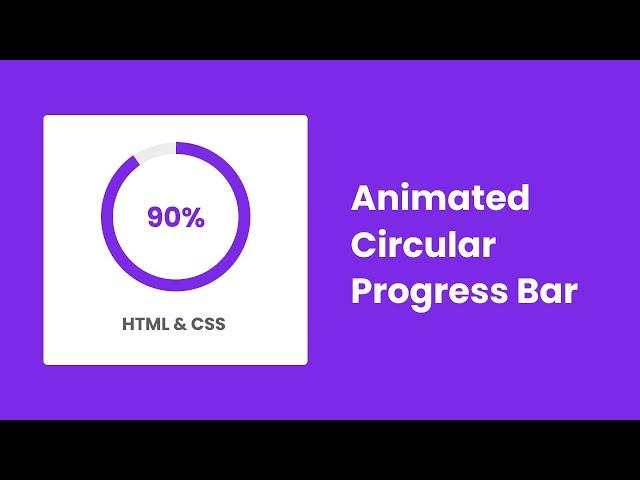 How to make Circular Progress Bar in HTML CSS & JavaScript | Skills Bar