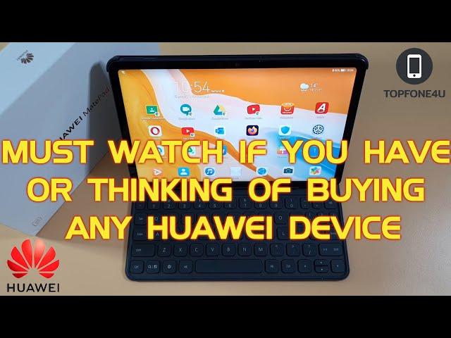 How to use your Huawei MatePad 10.4 MatePad Pro or Any Huawei device without Google services