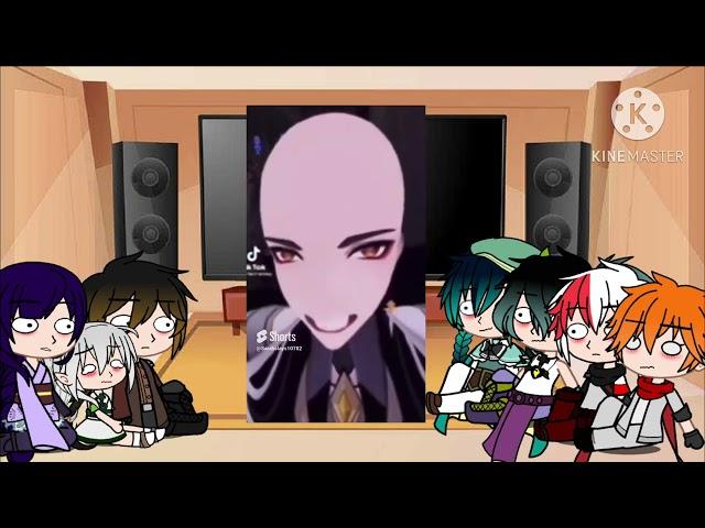 Genshin characters react to bald Zhongli