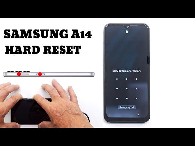 Samsung Galaxy A14 Hard reset