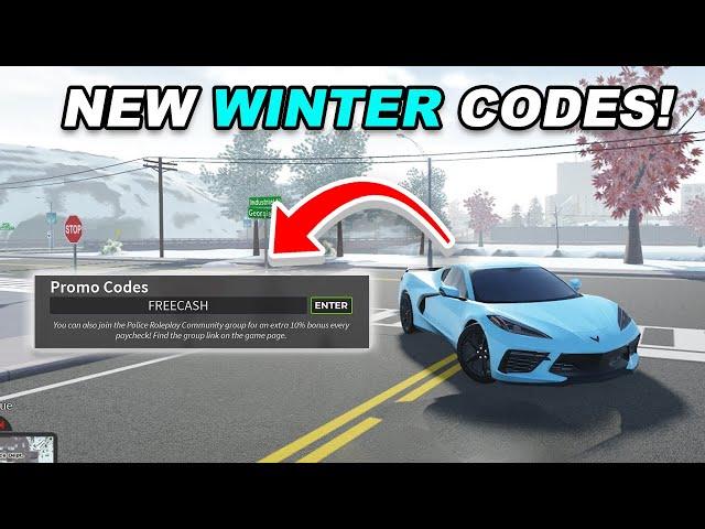 ️ALL WORKING CODES IN ERLC WINTER UPDATE 2024 (Emergency Response Liberty County)