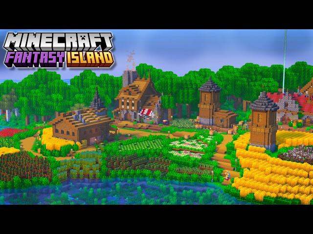 I Built The ULTIMATE Farmland In Fantasy Minecraft