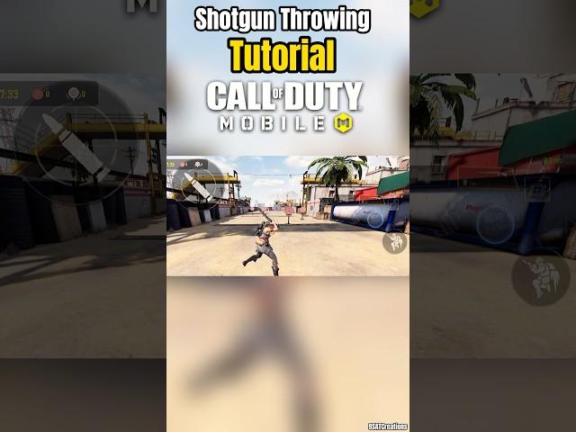 Shotgun Throwing Tutorial In Call Of Duty Mobile #shorts #viral #codm