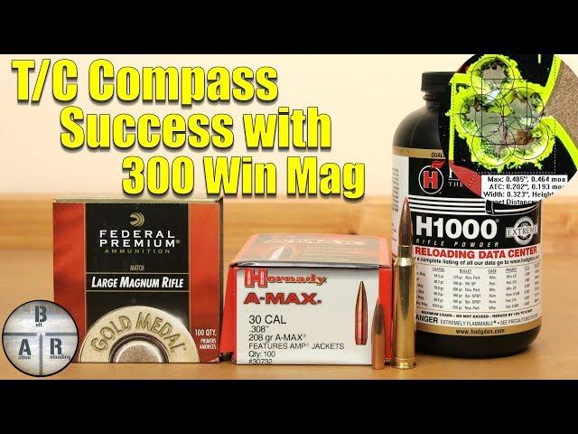 Thompson Center Compass - 300 Win Mag Hornady 208 with Hodgdon H1000 Load Development