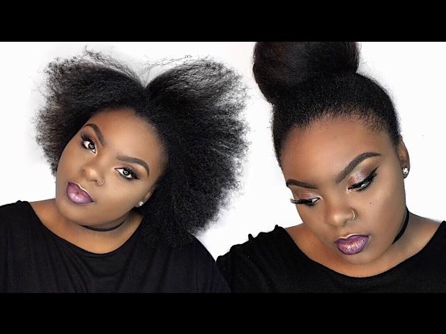 HOW TO: Natural Blown Out Bun Tutorial using Clip Ins| | HERGIVENHAIR | JOYNAVON