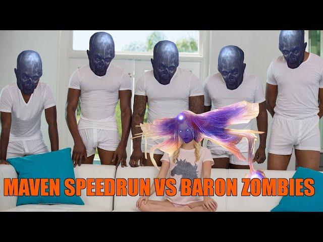 [POE 3.14]Baron Zombies vs Maven (Dreadbanner Aura Eff Stacking) Speedrun 100m+ DPS