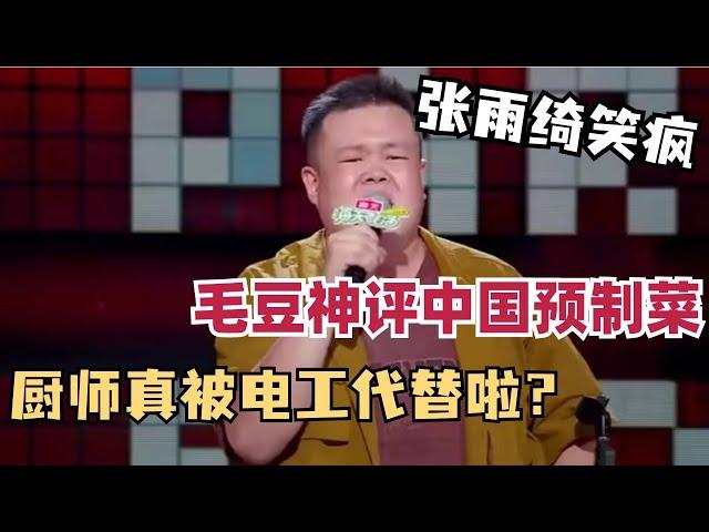 中国厨师全失业竟然是被电工替代？毛豆爆笑神评笑疯张雨绮，被认证新晋理想男友！ |脱口秀和ta的朋友们|脱口秀大会第六季| 综艺show