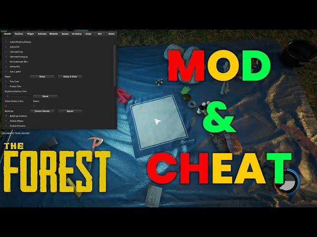 Cara pasang Mod & Cheat (The Forest)