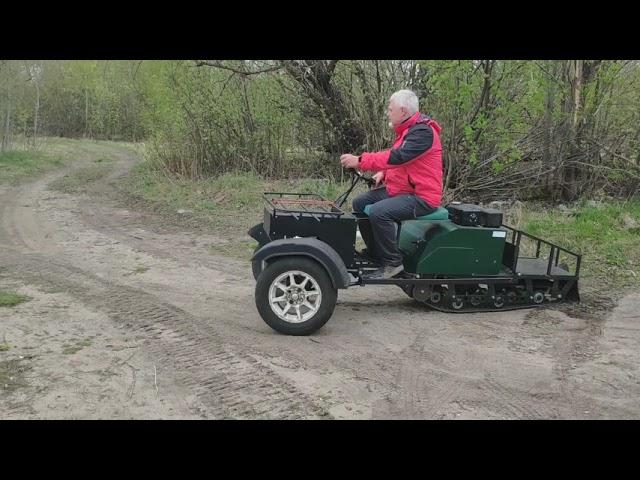 Мотобуксировщик Друг принципиально новый.