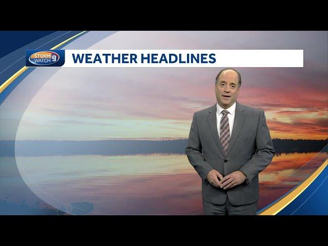 Video: Dry, pleasantly cool weekend ahead; high fire danger continues