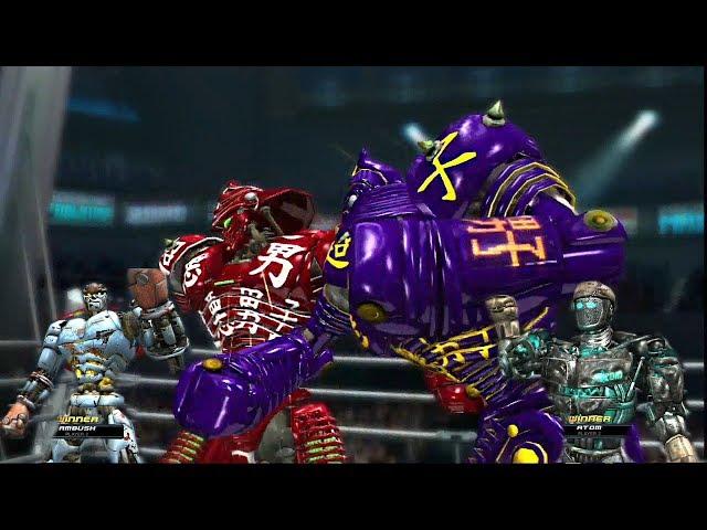 REAL STEEL THE VIDEO GAME [PS3/XBOX360]-THE ORIGINAL ROBOTS VS TWINS (ATOM , AMBUSH, NOISY BOY)