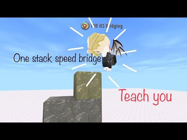 ［Mini World Tutorial］100 SUBS SPECIAL! Teaching you how to one stack speed bridge