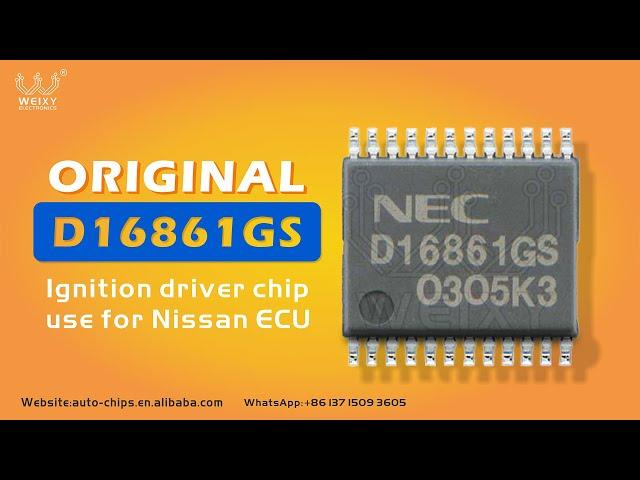 Original D16861GS Ignition Driver Chip use for Nissan ECU