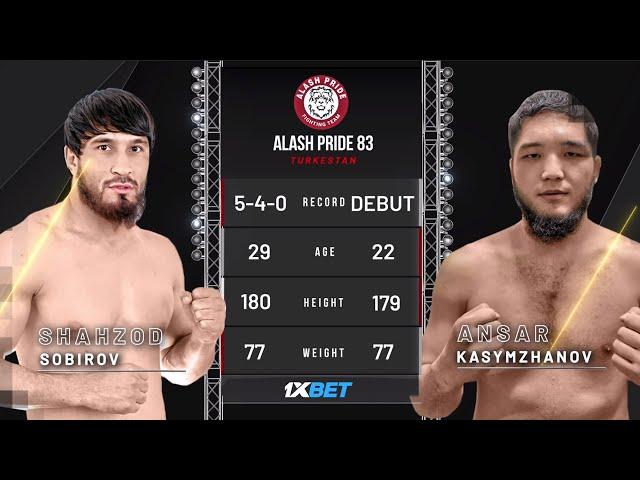 SHAHZOD SOBIROV vs ANSAR KASYMZHANOV | ALASH PRIDE FC 83 TURKISTAN 2023