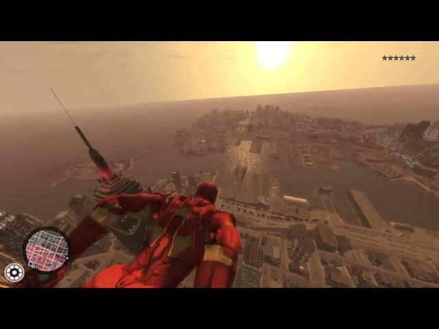 GTA IV: Iron Man Mod | GTA 4: мод железный человек