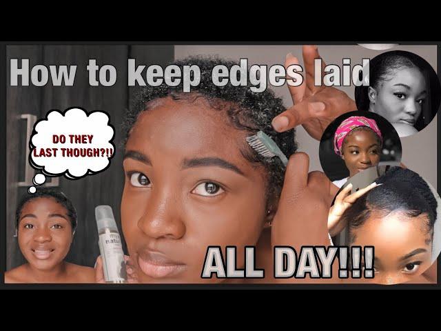 THE SECRET TO KEEPING YOUR EDGES LAID ALL DAY | my sweat proof method| South African Youtuber