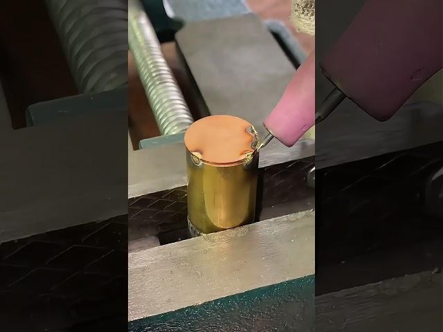 Apply Cold Welding Technique To Weld Copper And Brass Together !