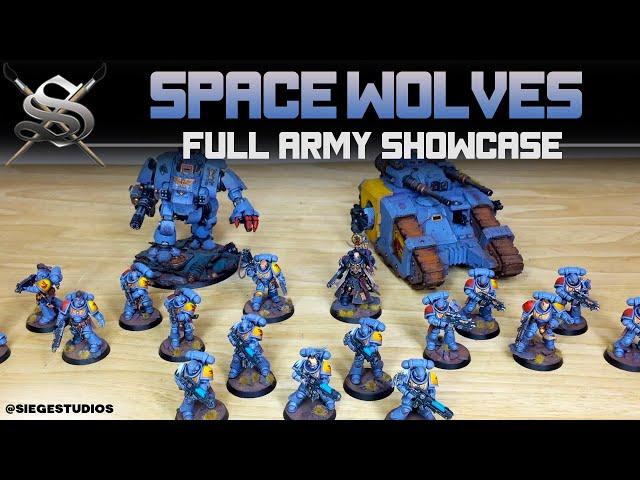 PRIMARIS ULRIK! Space Wolves Personal Siege Team Army Showcase | Siege Studios