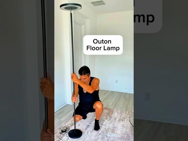 Amazon Home Decor Finds Outon LED Floor Lamp Review #floorlamp #homedecoration