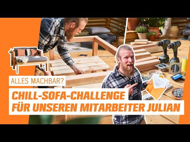 DIY-Challenge: Chill-Sofa in 24 Stunden | OBI | Draußen relaxen