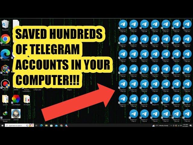 how to save more than 3 telegram accounts in windows