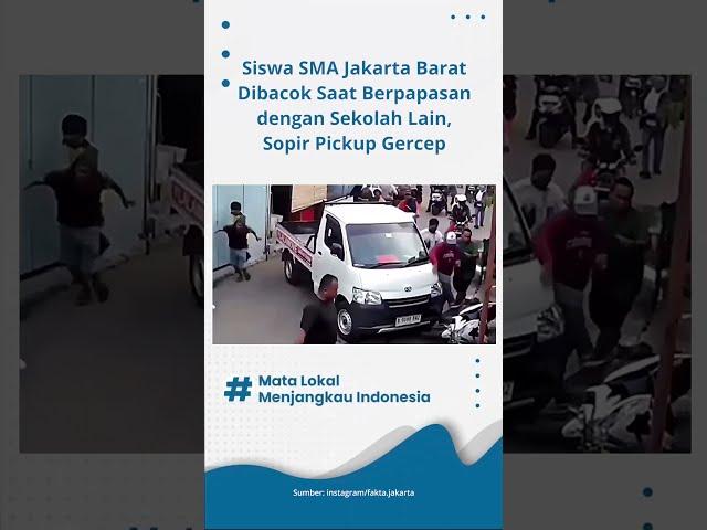 GERCEP Sopir Langsung Cegat & Tangkap Siswa yang Sengaja Bacok Siswa Sekolah Lain saat Berpapasan!