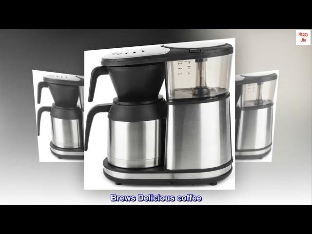 Bonavita 5 Cup Coffee Maker, One-Touch Pour Over Brewing with Thermal Carafe, Stainless Steel