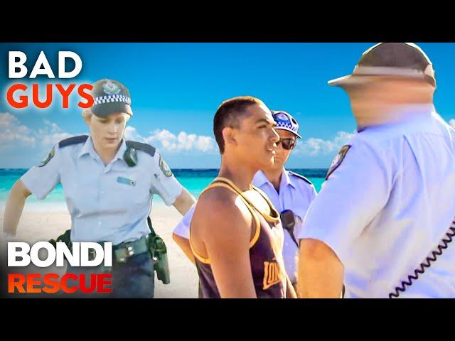 1 Hour of Bad Guys at the Beach - Bondi Rescue Full Episode Marathon