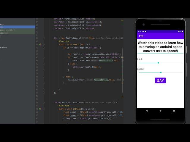 Text-to-Speech Android App Tutorial!  #appdevelopment #androidstudio #androidtutorialforbeginners