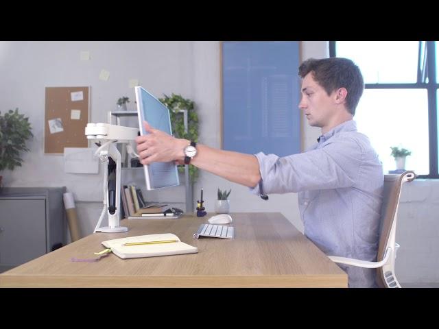 Meet Ollin, the revolutionary award-winning monitor arm