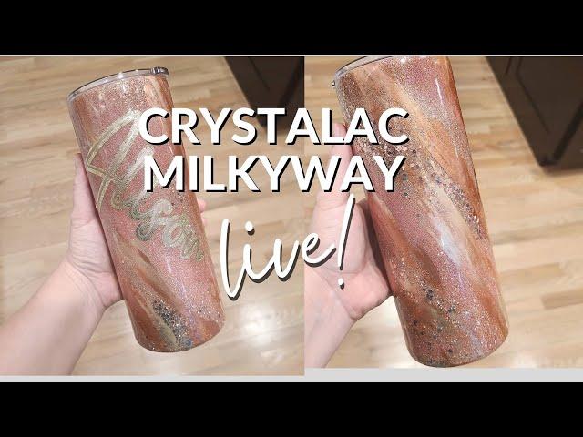 Rose Gold Milky Way  Tumbler PART 1 |  LIVE Craft With Me