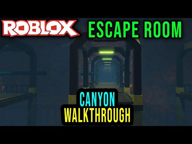 ESCAPE ROOM CANYON WALKTHROUGH - Roblox