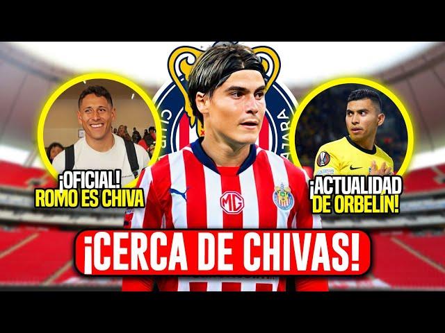 CHIVAS! LUIS ROMO OFICIAL! LUKA ROMERO CERCA DE CHIVAS ¿ACTUALIDAD ORBELIN PINEDA?