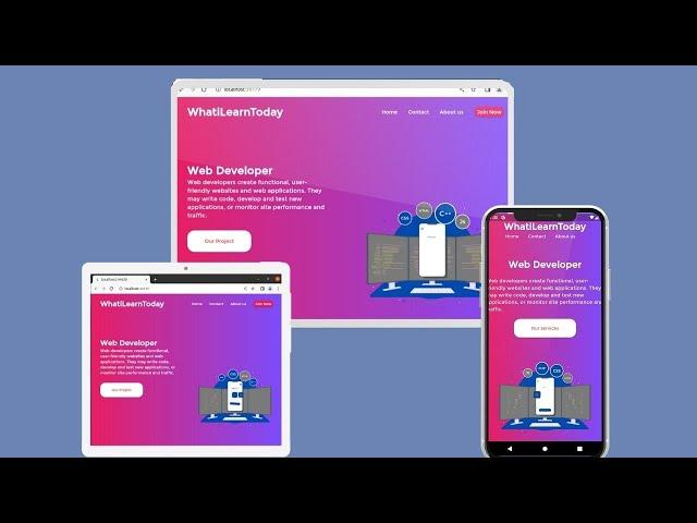 How to Build a Website in Flutter | Responsive Design in Flutter