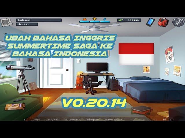 HOW TO CHANGE ENGLISH SUMMERTIME SAGA TO INDONESIAN V0.20.14 ~ LATEST