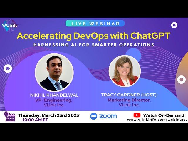 Webinar: Accelerating DevOps with ChatGPT: Harnessing AI for Smarter Operations| March 23rd